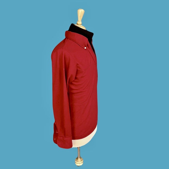 Vintage 70's One Piece Layered Polo Turtleneck - image 6