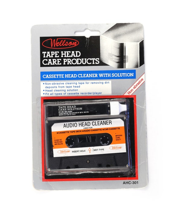 Vintage Wellson Cassette Audio Head Cleaner Ahc 301 Etsy