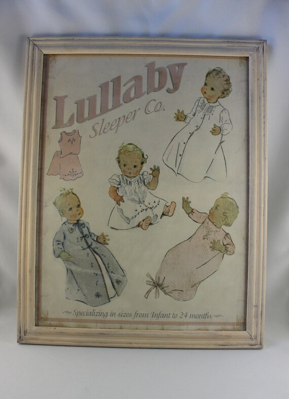 baby nursery framed wall art