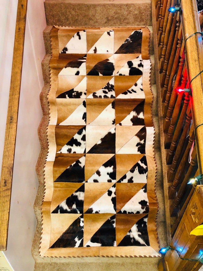 Rectangle Cowhide Rug Cowhide Rugs Table Runners Round & Rectangle Cow Hides Calf | Etsy