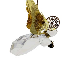 Swarovski 1998 Crystal Memories Angel Ornament in Box With