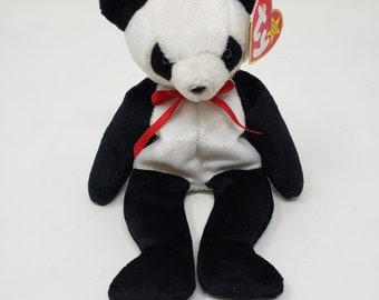 Fortune Panda Beanie Baby TY Original Collectible (december