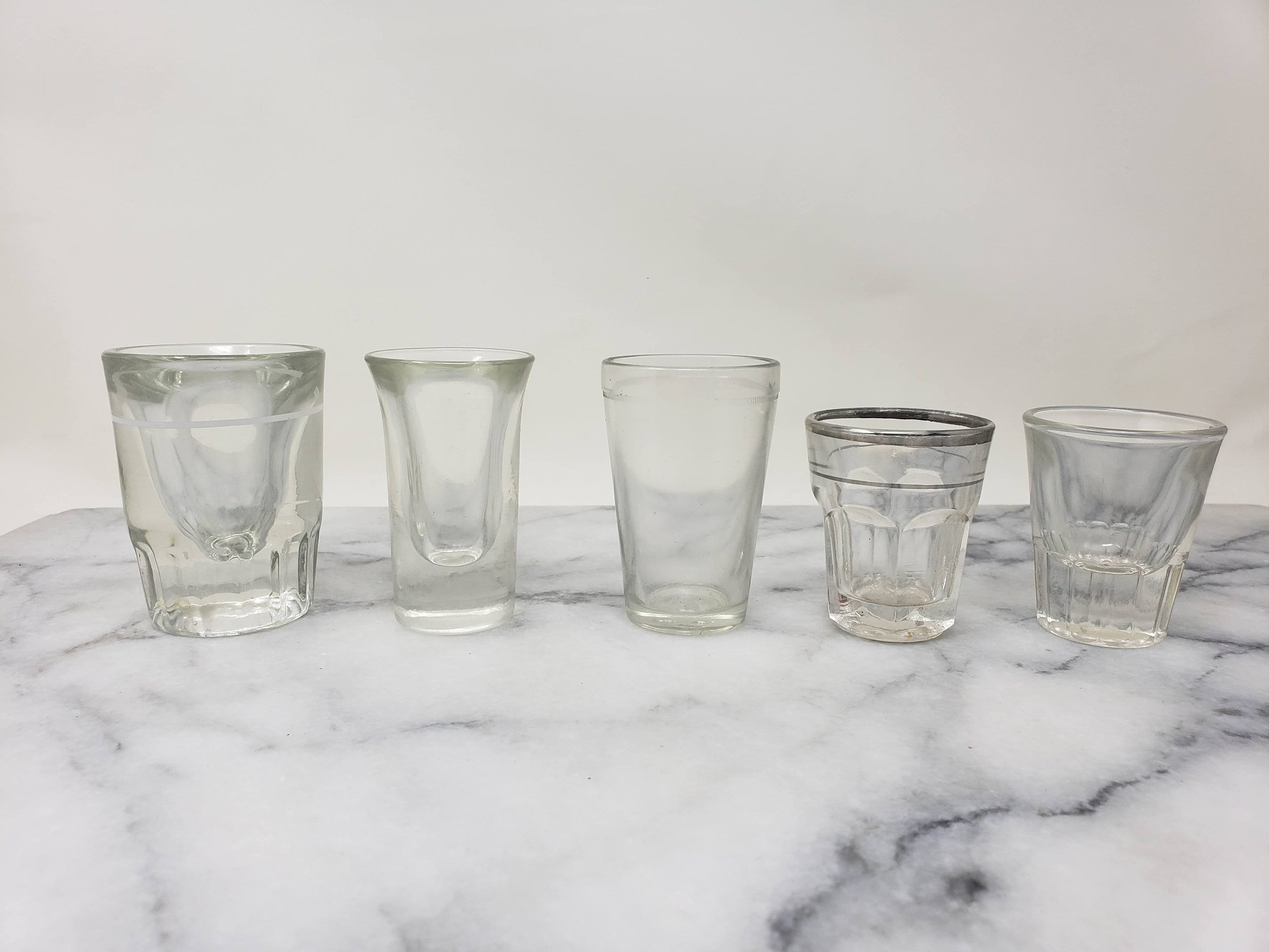 Vintage shot sale glasses