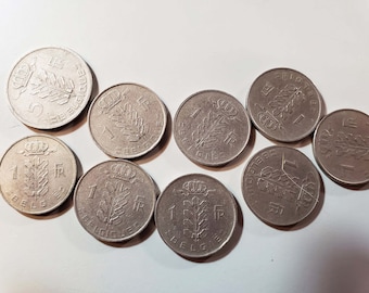 ヴィンテージ 1955 イギリス 1 シリング、エリザベス 2 世 1 世の