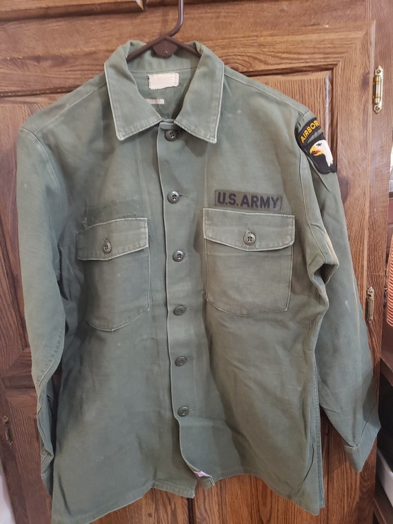 Vintage US Vietnam 101st Airborne Fatigue Utility 