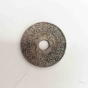 Vintage Morocco 25 Centimes Empire Cherifien 1921, Moroccan Franc, No Privy Mark, French Morocco Old Coin