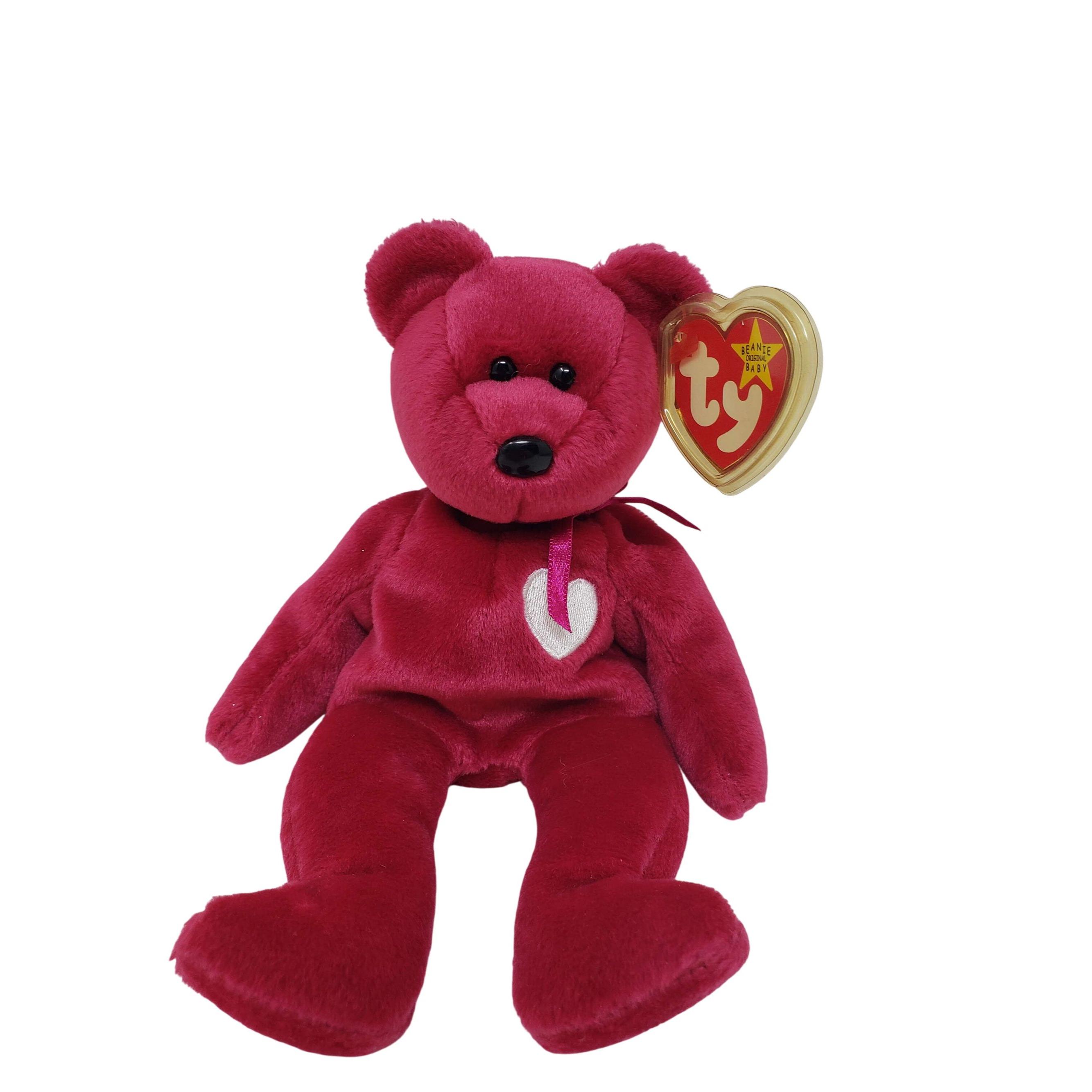 TY Beanie Baby Valentina 1998, 5th Gen Hang Tag With Errors