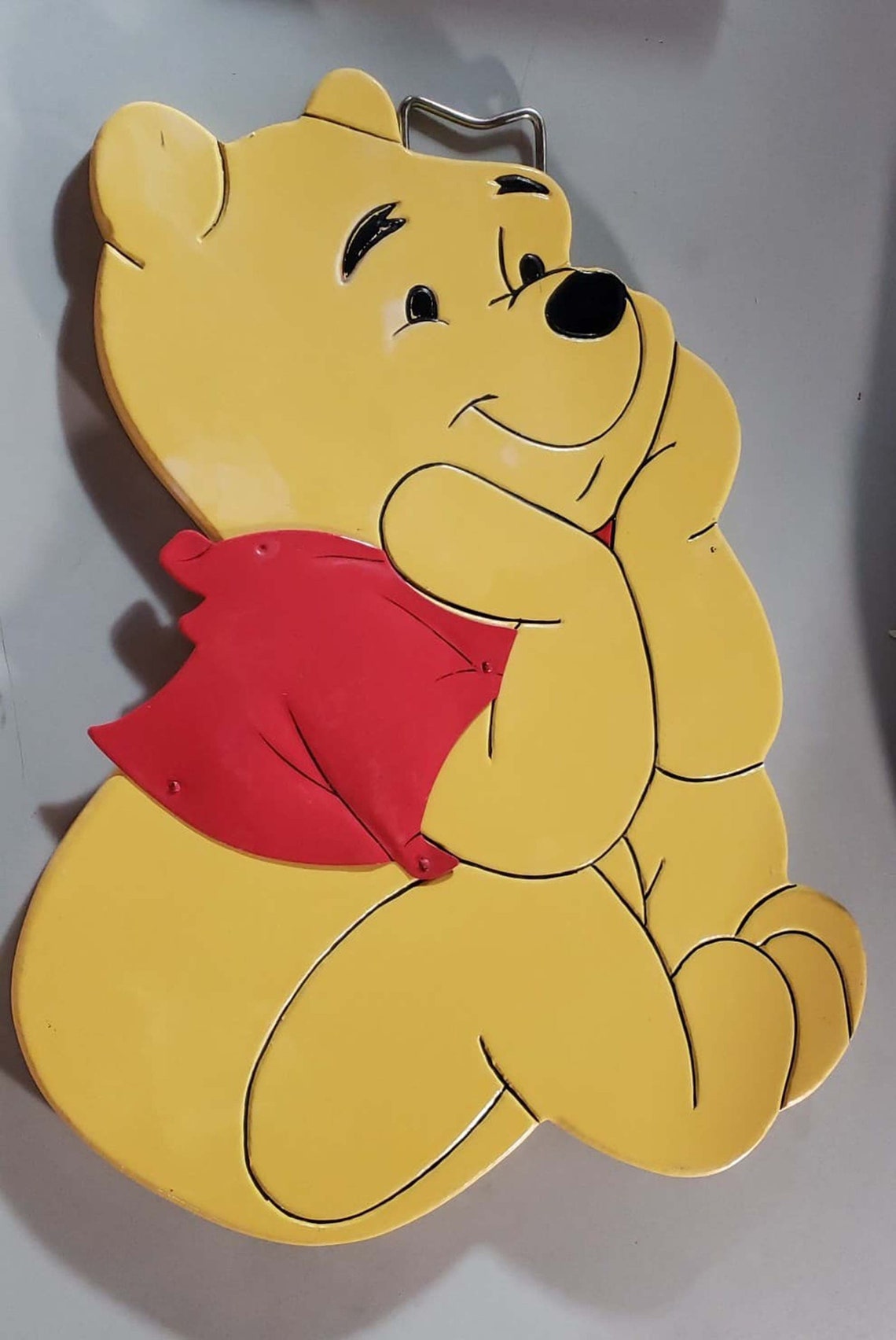 Vintage Winnie the Pooh Disney Wooden Wall Decor Standee Etsy
