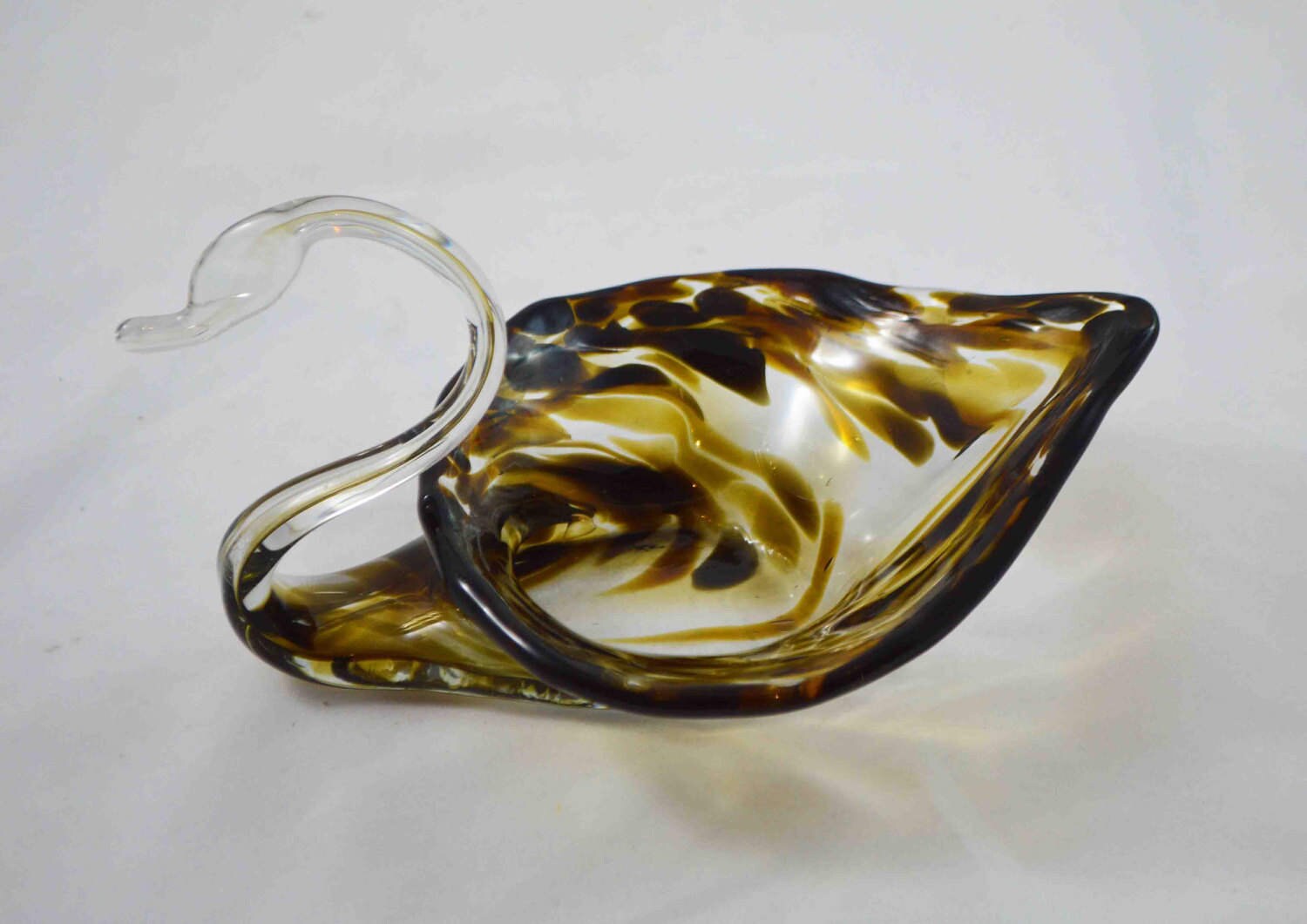 Vintage Swan Planter Swan Glass Vase Hand Blown Glass Art Etsy Ireland