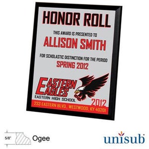 sublimated plaques
