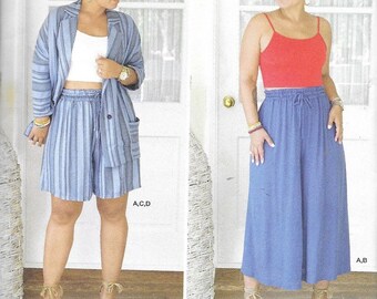 85586 Misses Mimi G Style Top, Pants, Jacket, shorts, Sizes 6-14 New uncut Simplicity  Pattern