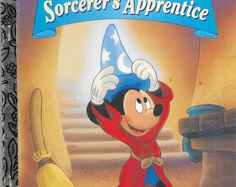 Little Golden Book The Sorcerers Apprentice    Vintage Book 1995 Pre-Owned