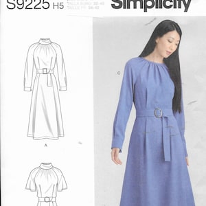 92256 Misses Raglan Sleeve Dress Sizes 6-14 New Uncut Simplicity Pattern