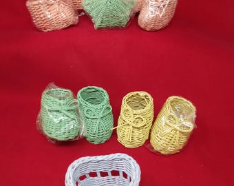 Miniature Decorative 10 Tiny Baskets