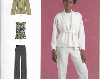 93836 Misses' Jacket, Knit Top/ Pants Sizes 6-14 New Uncut Simplicity Pattern