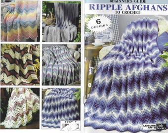 Crochet Afghans  15 Patterns Booklets