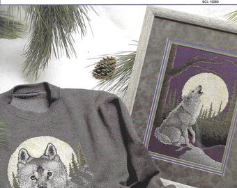 Wolves By Moonlight New Counted Cross Stitch Pattern  Designs