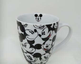 Disney Mickey Mouse Many Faces Ceramic Coffee/Tea Mug