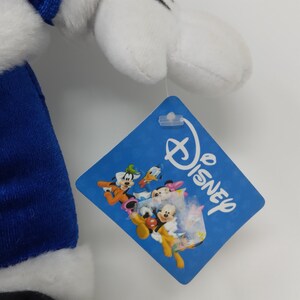 Walt Disney 10" Plush Blue Santa Claus Mickey Mouse Toy Factory Bild 4