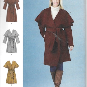 899016 Misses Wrap Coats Sizes  16 Thru 24  New Simplicity  Pattern 8990