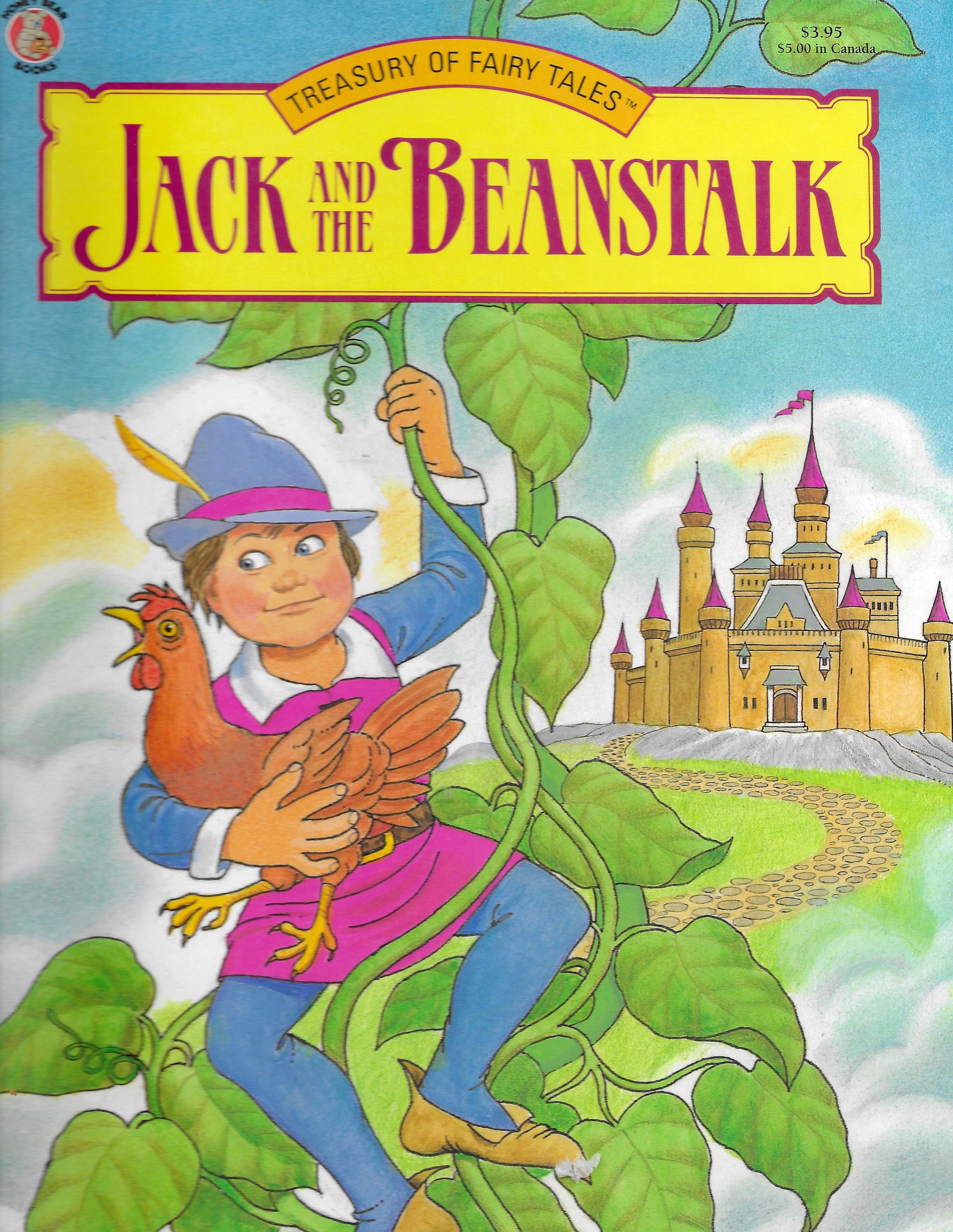 Jack and the Beanstalk Hard Covered Book Classic Fairey Tale Honey