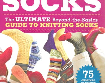 Big Soft Covered Book Of Knit Sock Patterns 75 Designs 16 Pages