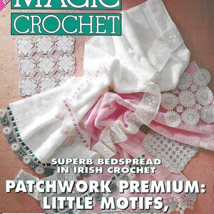 Magic Crochet Magazine, Issue #102 June 1996 Doilies, Motifs, Much Much MORE