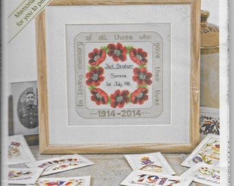 Remembrance New Sealed Counted Cross Stitch Kit by Twilleys Memorial Sampler