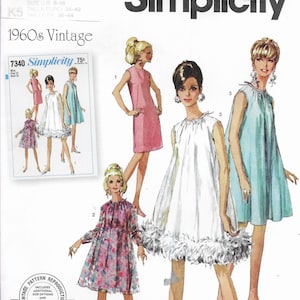 98488 Misses Vintage Style Dresses Sizes 8-16 New Uncut Simplicity Pattern