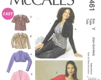 M6461  Misses' Unlined Jackets New Pattern Simplicity Pattern