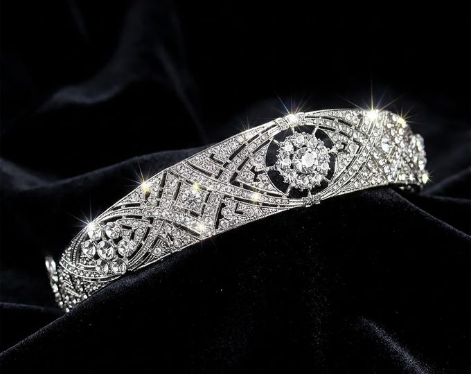 Sparkling Rhinestone Wedding Hairband: Bridal Tiara Headband