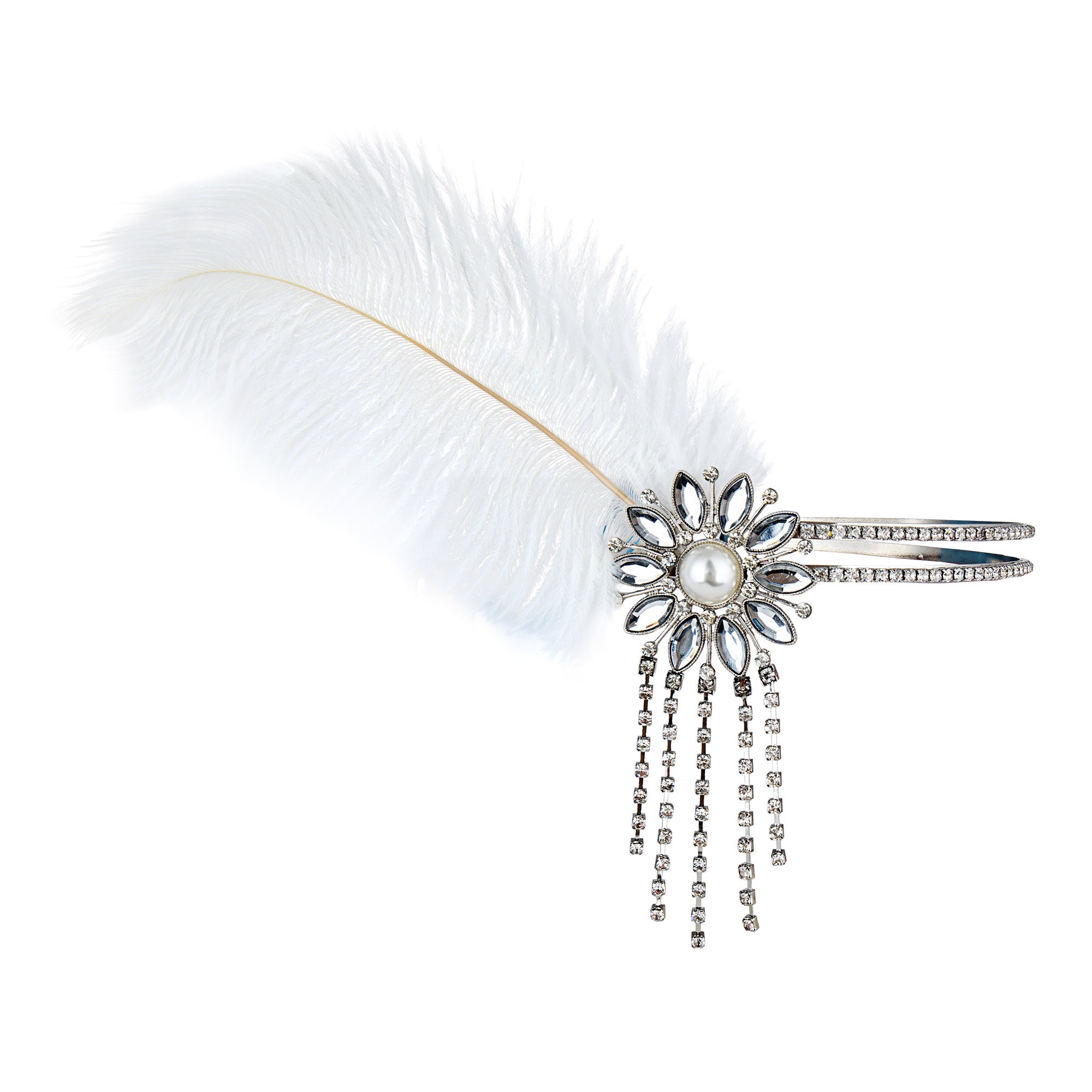 1920s Brass Tone Flapper Head Piece