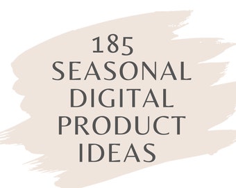 185 prodotti digitali stagionali da vendere