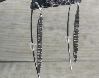 Forged Silver earstuds