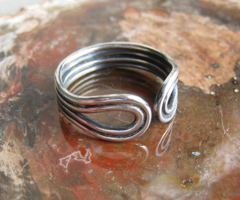 Replica authentic viking ring silver handmade US image 4