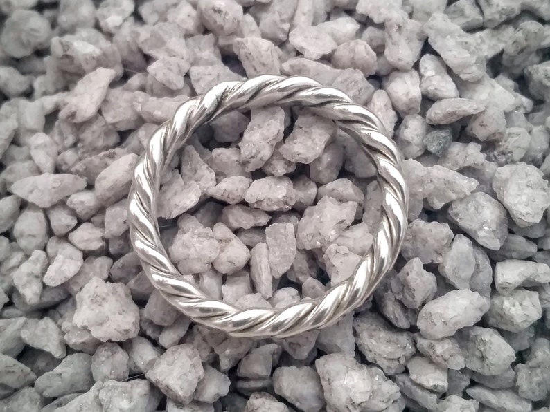 Celtic/ Viking ring silver handmade mm size image 5