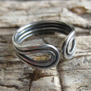 Replica authentic viking ring silver handmade US image 5