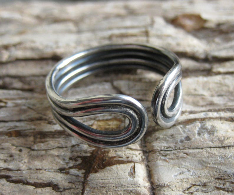 Replica authentic viking ring silver handmade US image 5