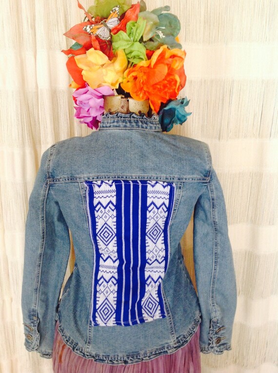 frida kahlo denim jacket
