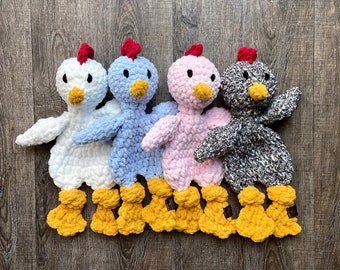 Baby Chicks, Farmhouse Chicken, Mini Chick Stuffed Animal, Chicken Plushie, Baby Lovey, Chicken Snuggler, Crochet Baby Animal, Little Chick