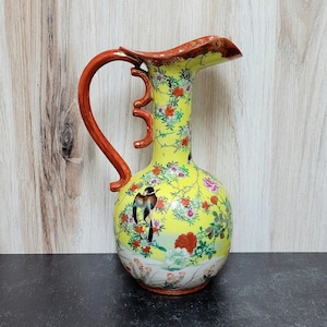 Chinoiserie Pitcher Early 20th Century - small repair