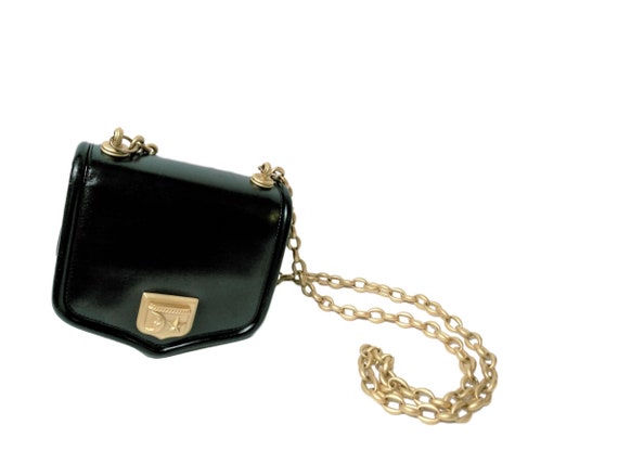 Vintage Kieselstein Cord Petite Black Leather Purs