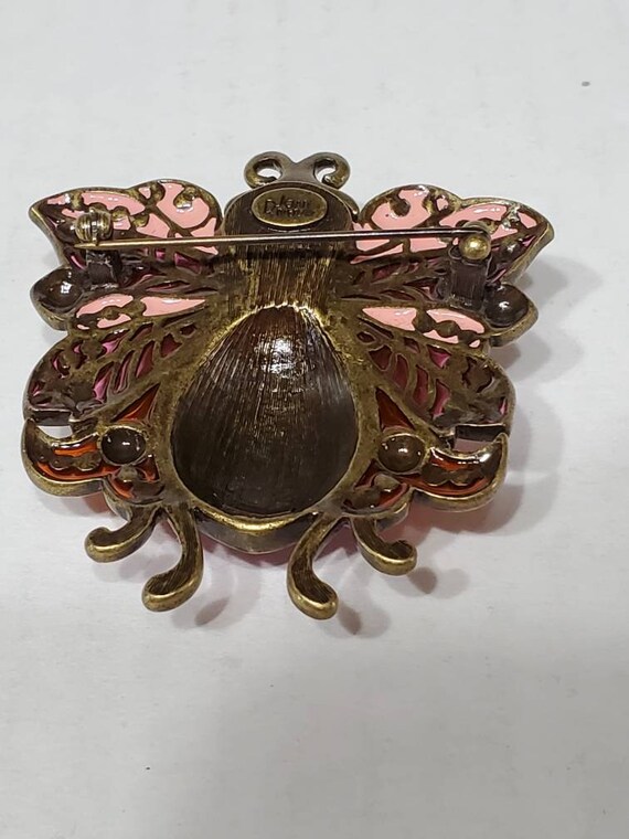 Joan Rivers Earrings and Brooch - Vintage Clip Ons - image 6