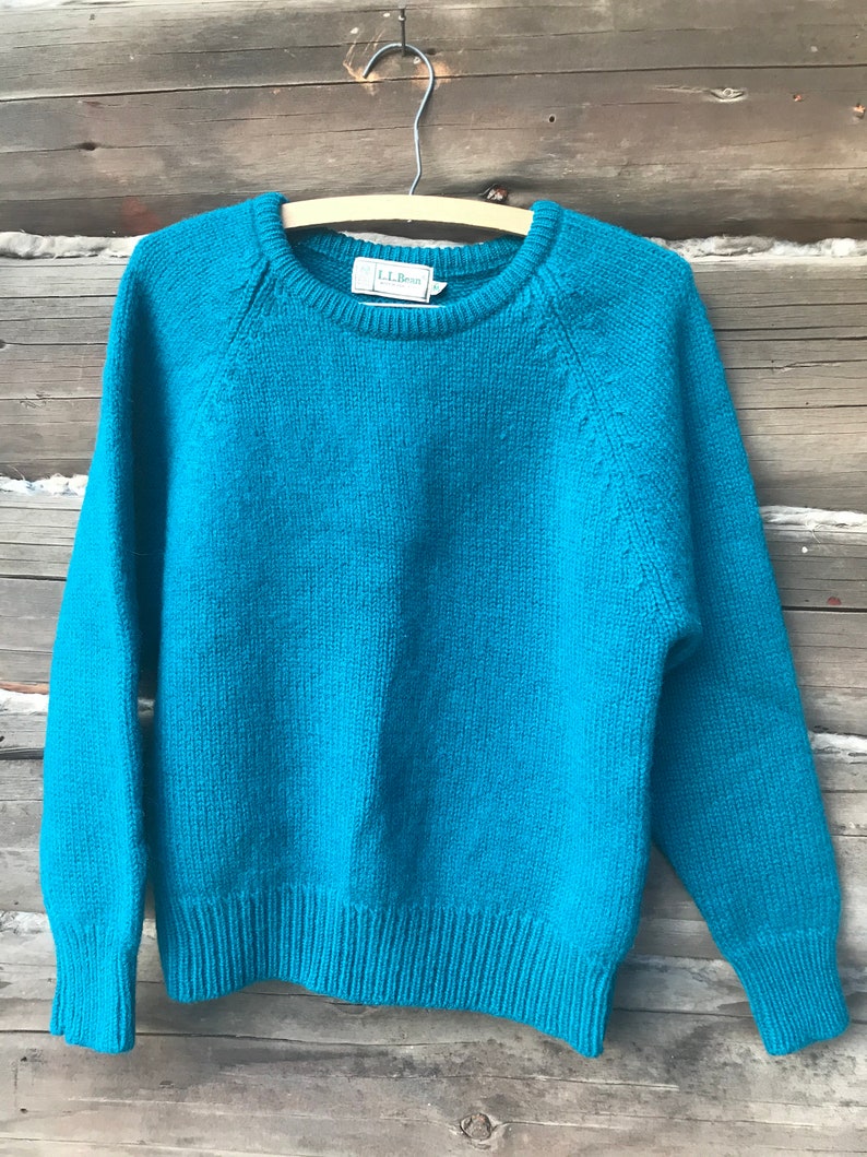 Vintage Wool LL Bean Sweater Etsy