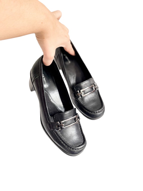 Black Chunky Loafers/Y2k Fashion/Millenium Fashio… - image 2