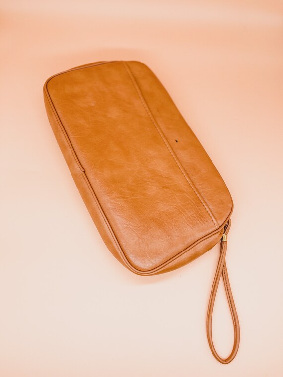 Two toned Brown Travel Bag/Toiletry Bag/Brown Tra… - image 4