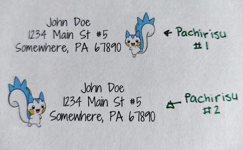 Pokemon Address Labels Pokemon Return Address Labels - Etsy