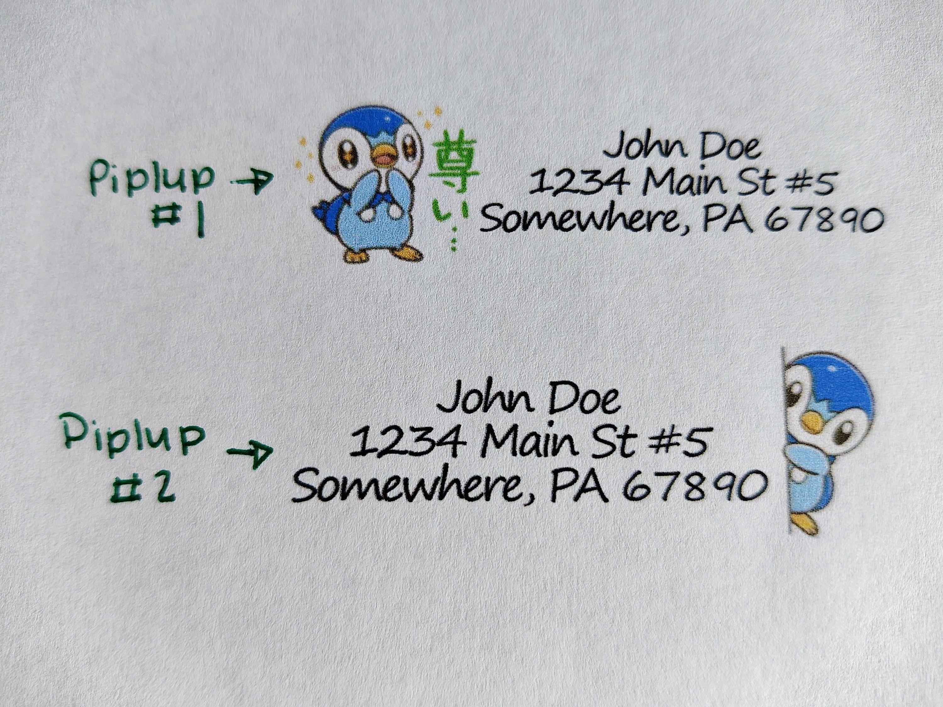 Pokemon Address Labels Pokemon Return Address Labels - Etsy