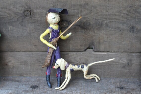 vintage corn husk dolls