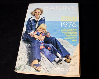 1976 Eaton's Spring/Summer Catalog, Eaton's Catalogue, Vintage Advertising, Mail Order, Canadiana, Canada, Retail, Ephemera, 1970s Fashion